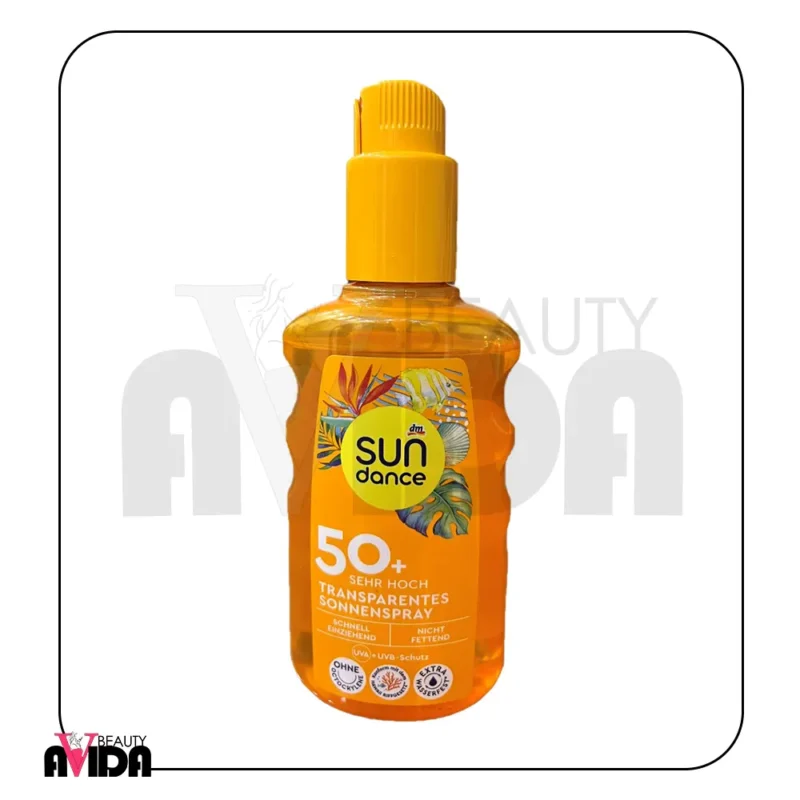 اسپری ضد آفتاب سان دنس صورت و بدن Sundance Sonnenspray SPF50 | آویدا بیوتی