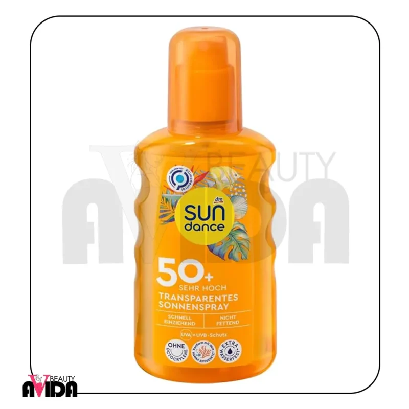 اسپری ضد آفتاب سان دنس صورت و بدن Sundance Sonnenspray SPF50 | آویدا بیوتی