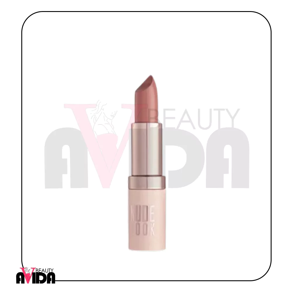 رژ لب جامد مات Nude Look گلدن رز شماره 01 با رنگ طبیعی و مات | آویدا بیوتی