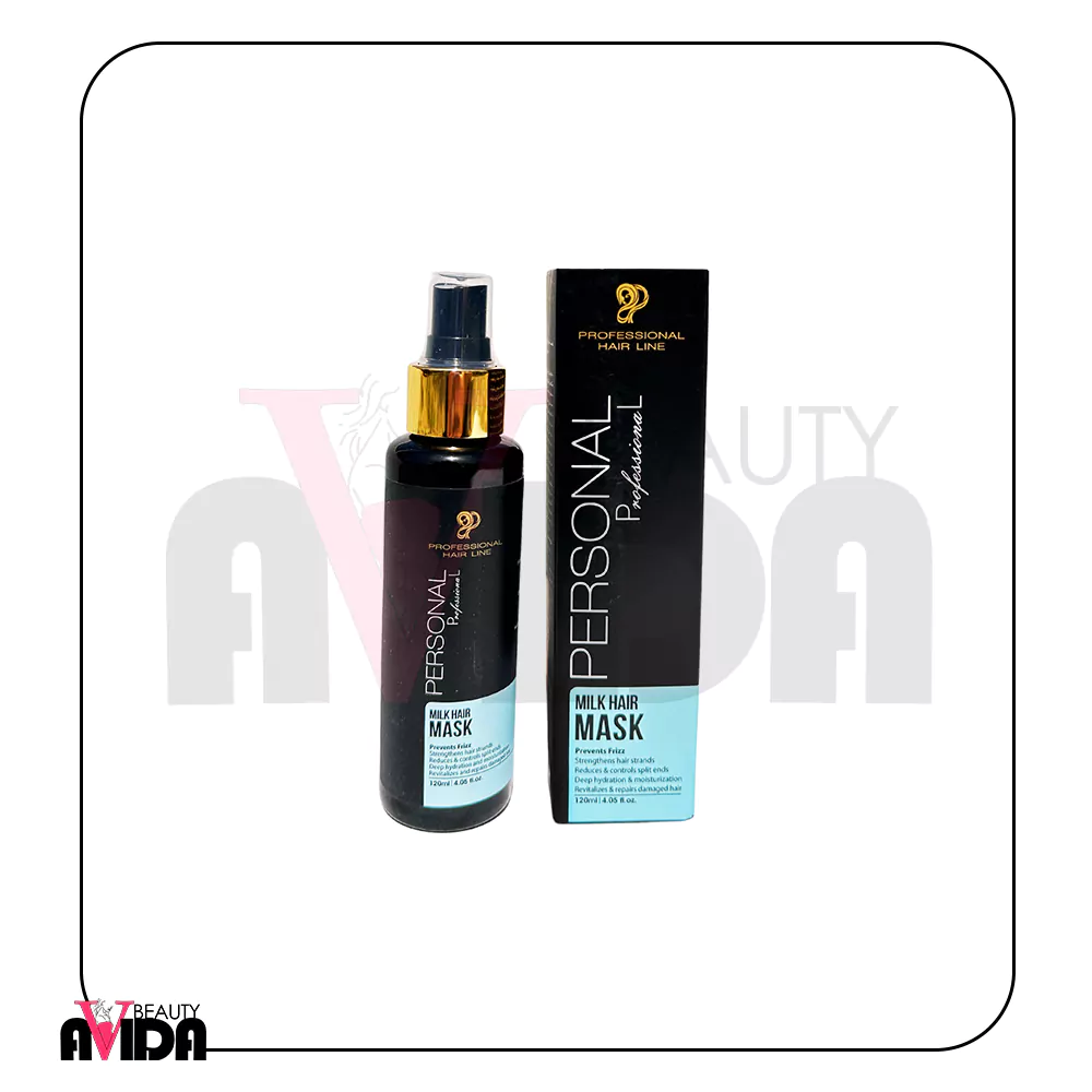 ماسک شیر مو پرسونال با ترکیب پروتئین شیر، روغن آرگان و شی باتر، بدون نیاز به آبکشی، موها را تغذیه، ترمیم و آبرسانی می‌کند. خرید از آویدا بیوتی.