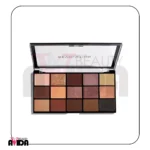 پالت سایه رولوشن مدل Velvet Rose با ترکیب رنگهای مات و براق، ماندگاری بالا و ترکیبپذیری آسان، مناسب هر سبک آرایش چشم است.