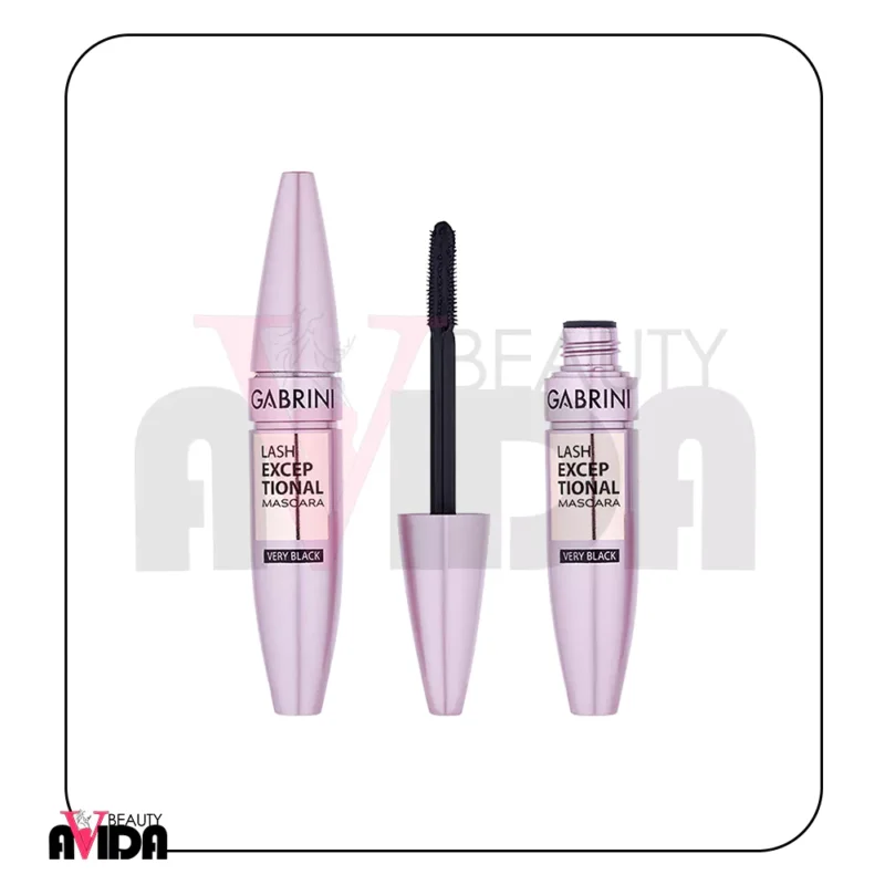 ریمل حجم‌دهنده گابرینی Lash Exceptional با برس سیلیکونی و رنگدانه‌های مشکی، مژه‌ها را حجیم و بلند می‌کند. این محصول را میتوانید. آویدا بیوتی.