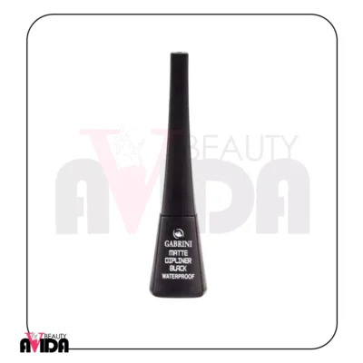 خط چشم ماژیکی گابرینی مدل Matte Dipliner Black با فرمولاسیون ضدآب و رنگ مشکی مات، خطوطی دقیق و ماندگار بر روی پلک ایجاد می‌کند.