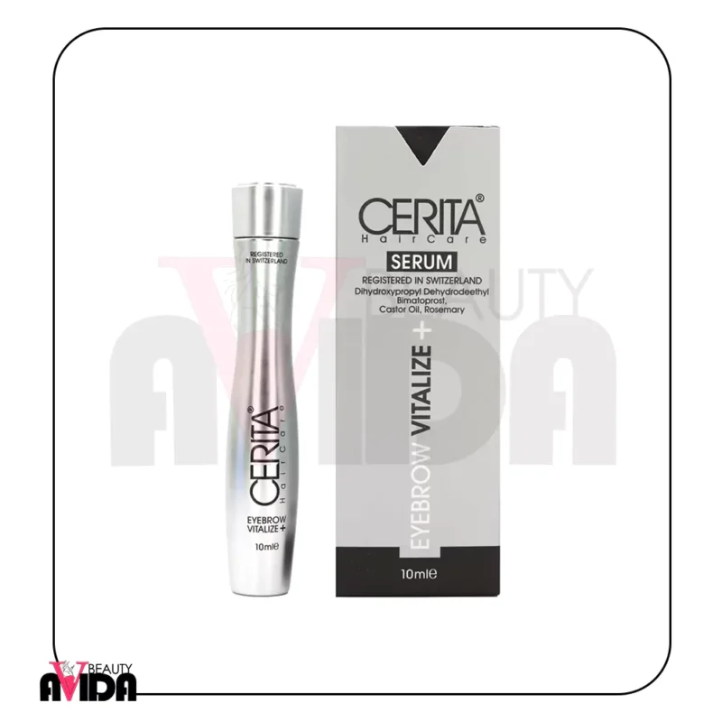 سرم احیا کننده ابرو سریتا مدل Eyebrow Vitalize با فرمولاسیونی غنی از عصاره‌های طبیعی و ویتامین‌ها، به‌طور مؤثری ابروها را تقویت کرده، از ریزش جلوگیری می‌کند و باعث افزایش ضخامت و استحکام آن‌ها می‌شود.