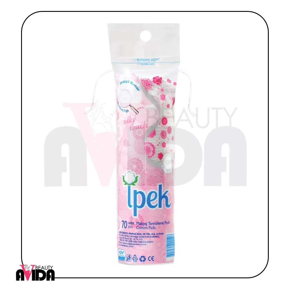 پد آرایش پاک کن ایپک مدل Silky Touch با بافت نرم و لطیف، مناسب برای پاک‌سازی آرایش و آلودگی‌های روزانه از سطح پوست است. این پدها از پنبه خالص و الیاف طبیعی تولید شده‌اند و به‌دلیل طراحی دور دوخت، از پخش شدن مواد آرایشی جلوگیری می‌کنند.
