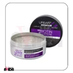 اسکراب مو اربن کر مدل BIOTIN and CAFFEINE با فرمولاسیون وگان و بدون مواد مضر، با لایه‌برداری ملایم پوست سر، به تقویت ریشه مو و کاهش ریزش کمک می‌کند. مناسب برای انواع موها، به‌ویژه موهای چرب و مستعد ریزش.