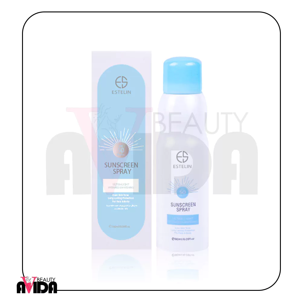 اسپری ضد آفتاب بی‌رنگ استیلن SPF50 مدل Ultra-Light حجم 180 میل | آویدا بیوتی