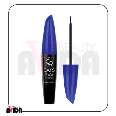 خط چشم آبی گلدن رز مدل Cats Eyeblue | آویدا بیوتی